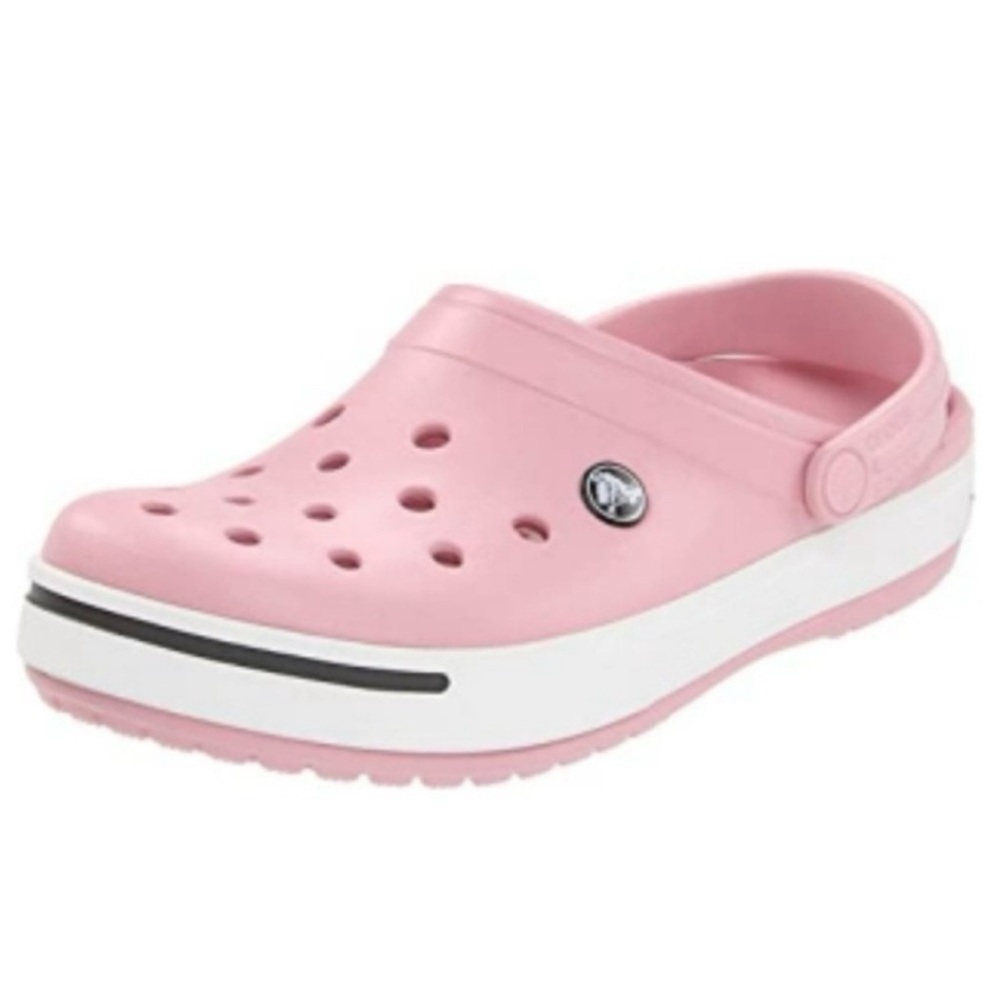Crocs Beach Pink Sandals Unisex Crocband Pearlized Clog Pink
 M6 W8 Pink 
 28580 - Picture 2 of 9
